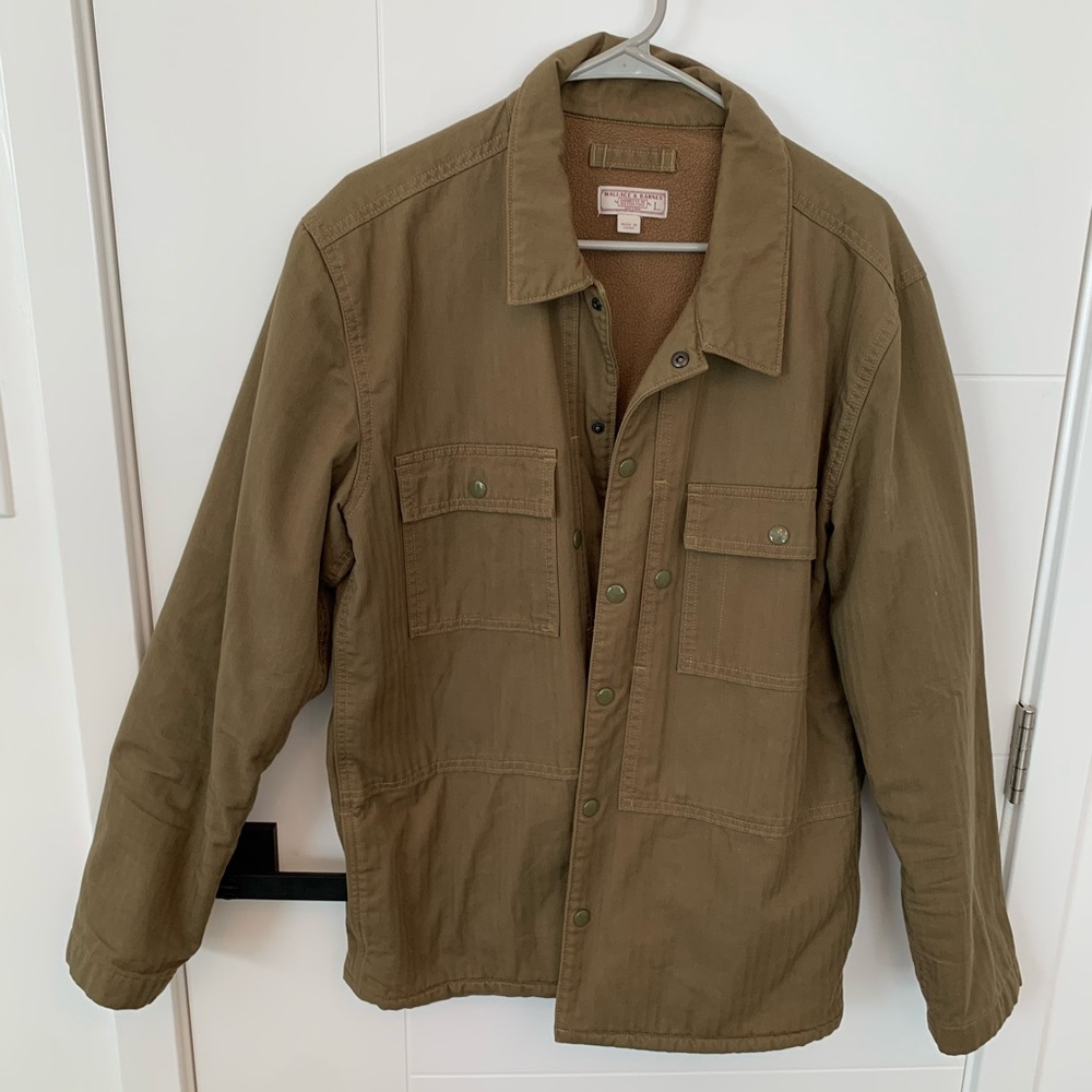 J.Crew Army Green Jacket - Wallace and Barnes